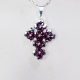 Small Cross - Theonie-Silver Chain - 2